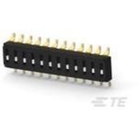 ALCOSWITCH END STACK DIP 12P G RECESS  T&R EDS12SGRNTR04Q